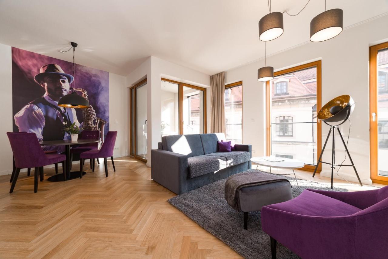 Modernes Apartment Am Neumarkt Drezda Kültér fotó